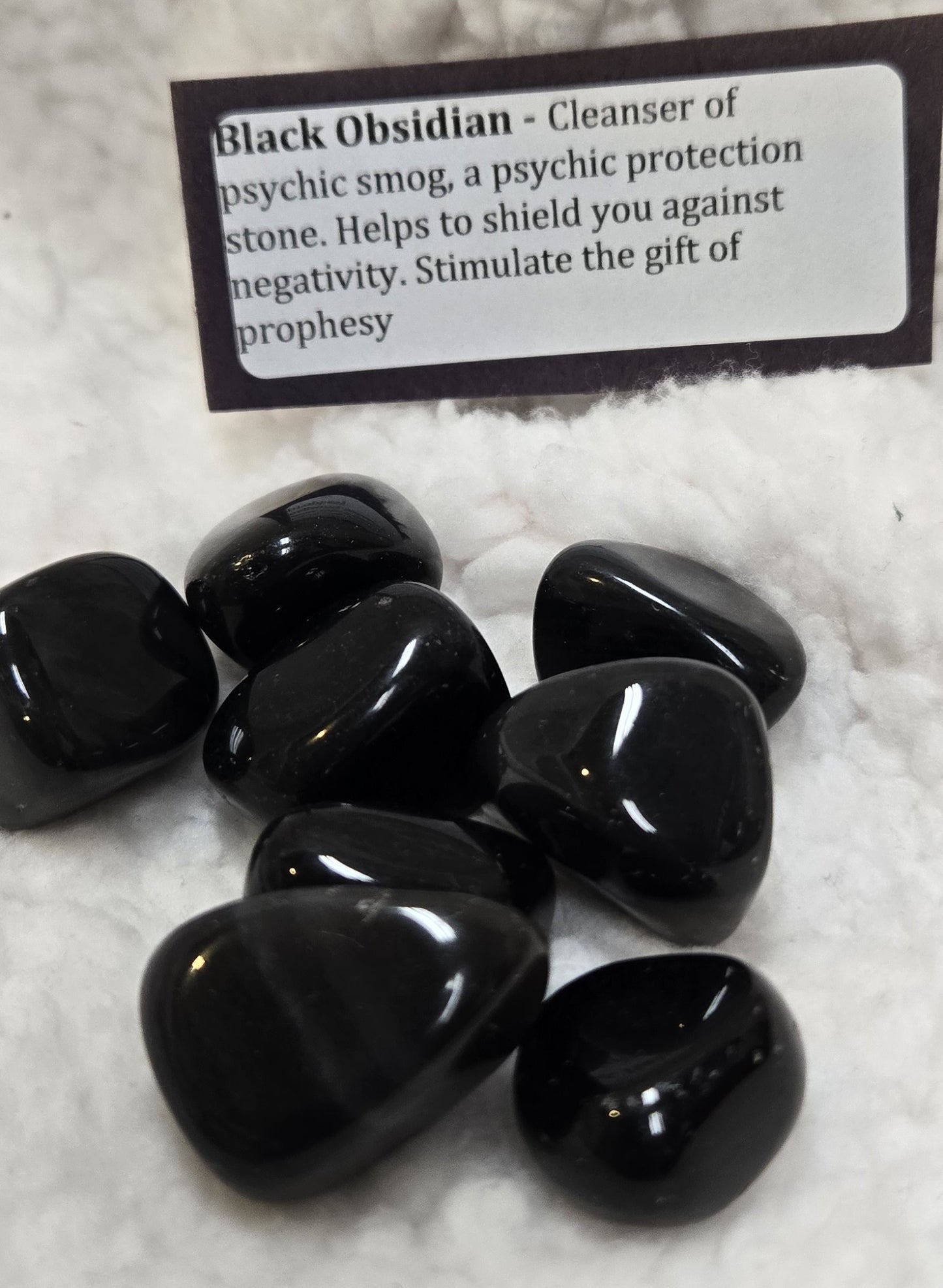 Black Obsidian Stone