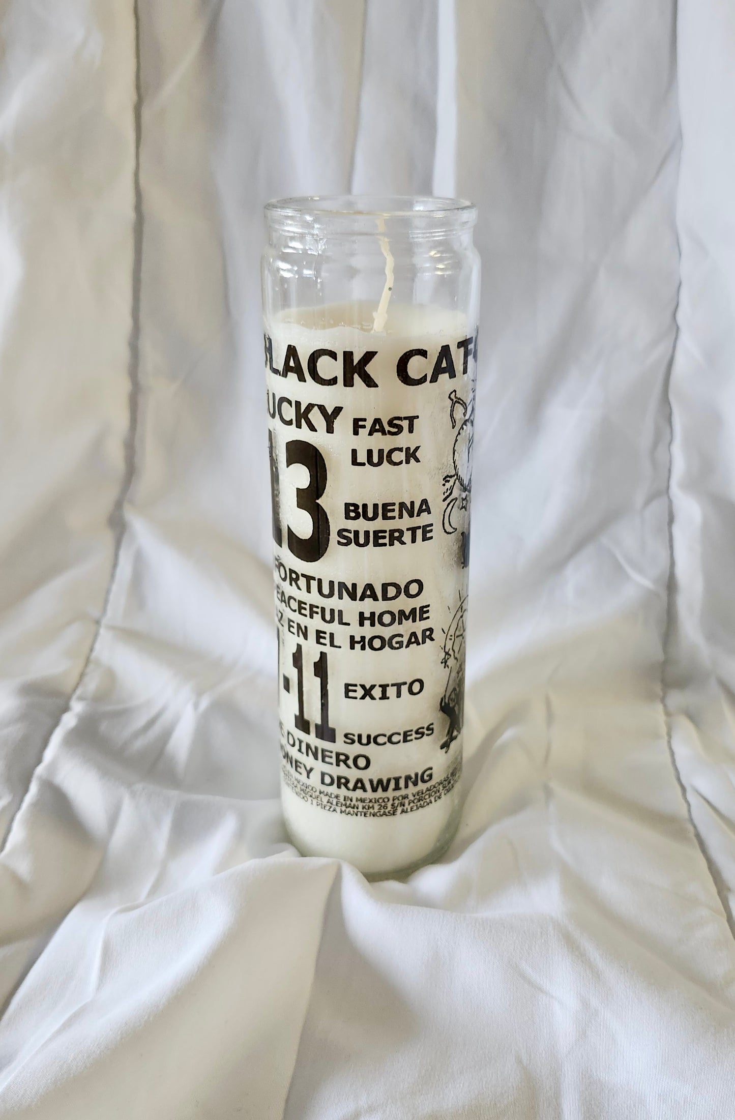 Black Cat Candle