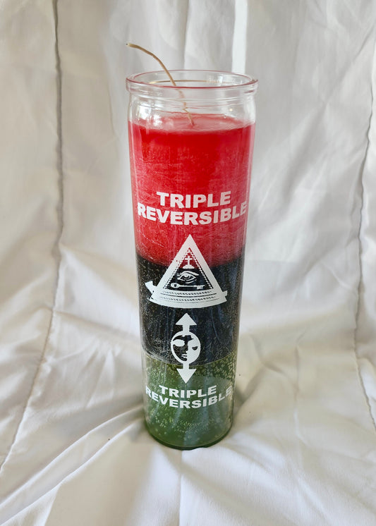 Triple Reversible Candle