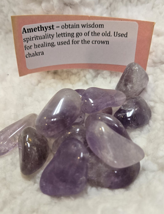 Amethyst Tumbled Stone