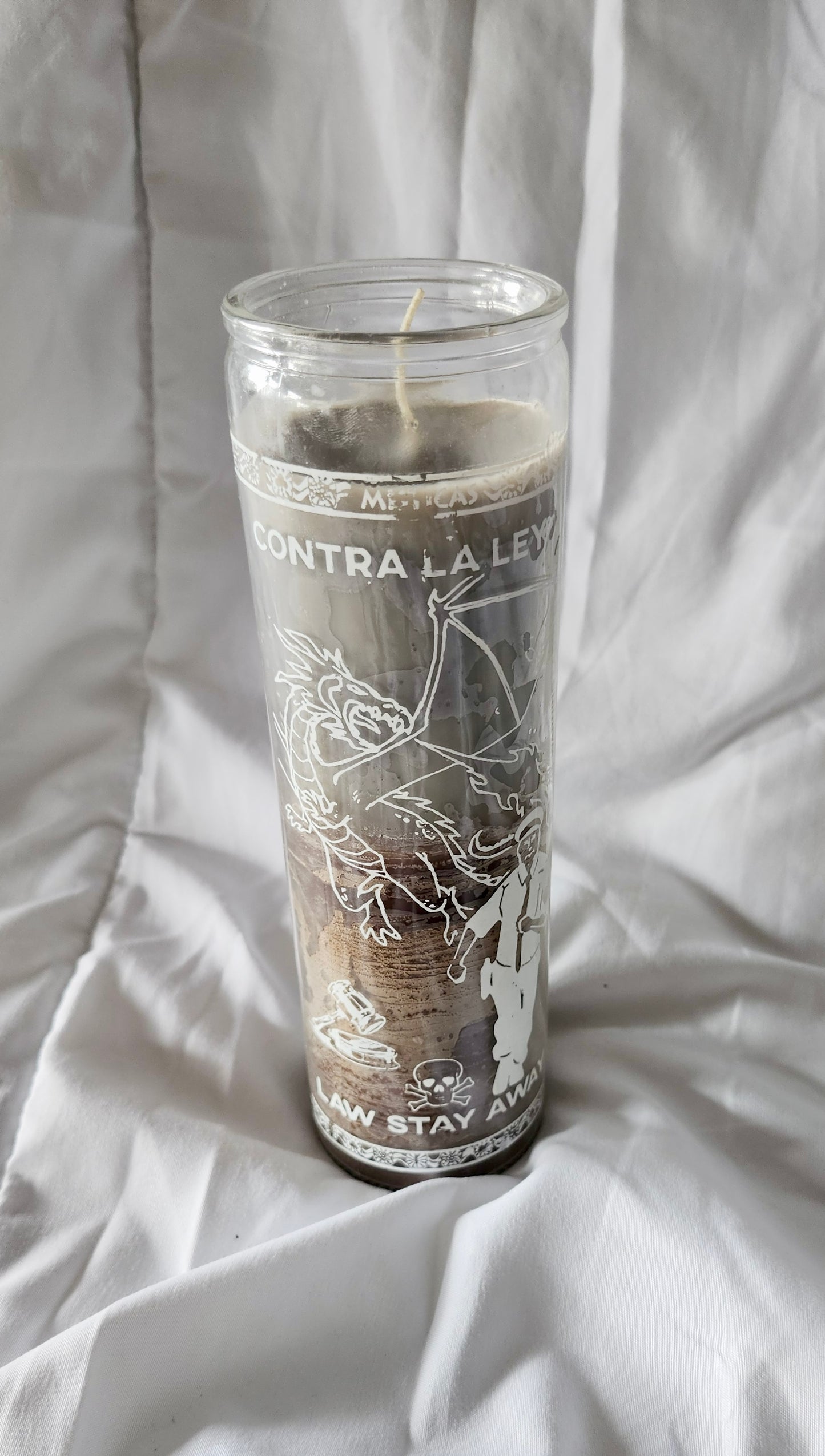 Law Stay Away Candle
