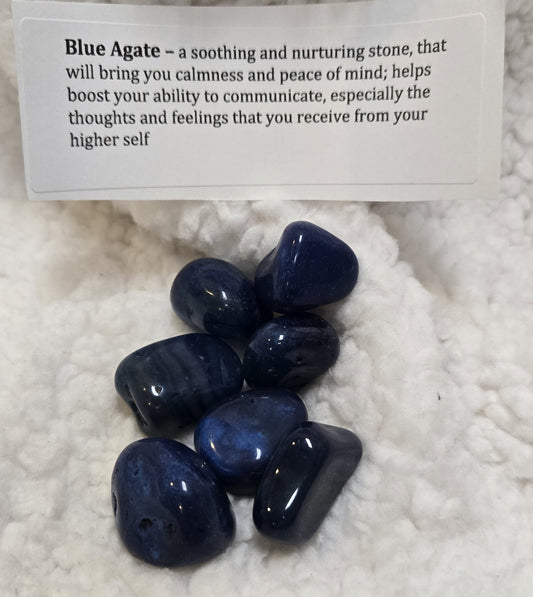 Blue Agate Stone