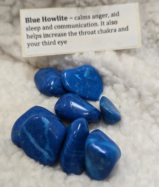 Blue Howlite Stone