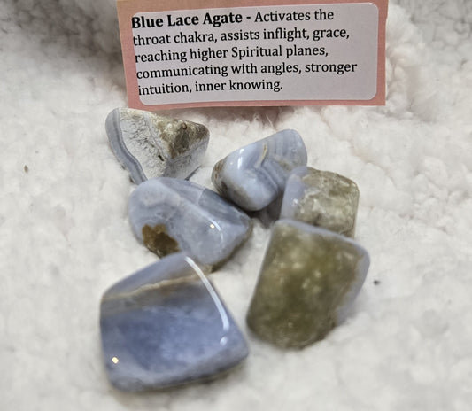 Blue Lace Agate Stone