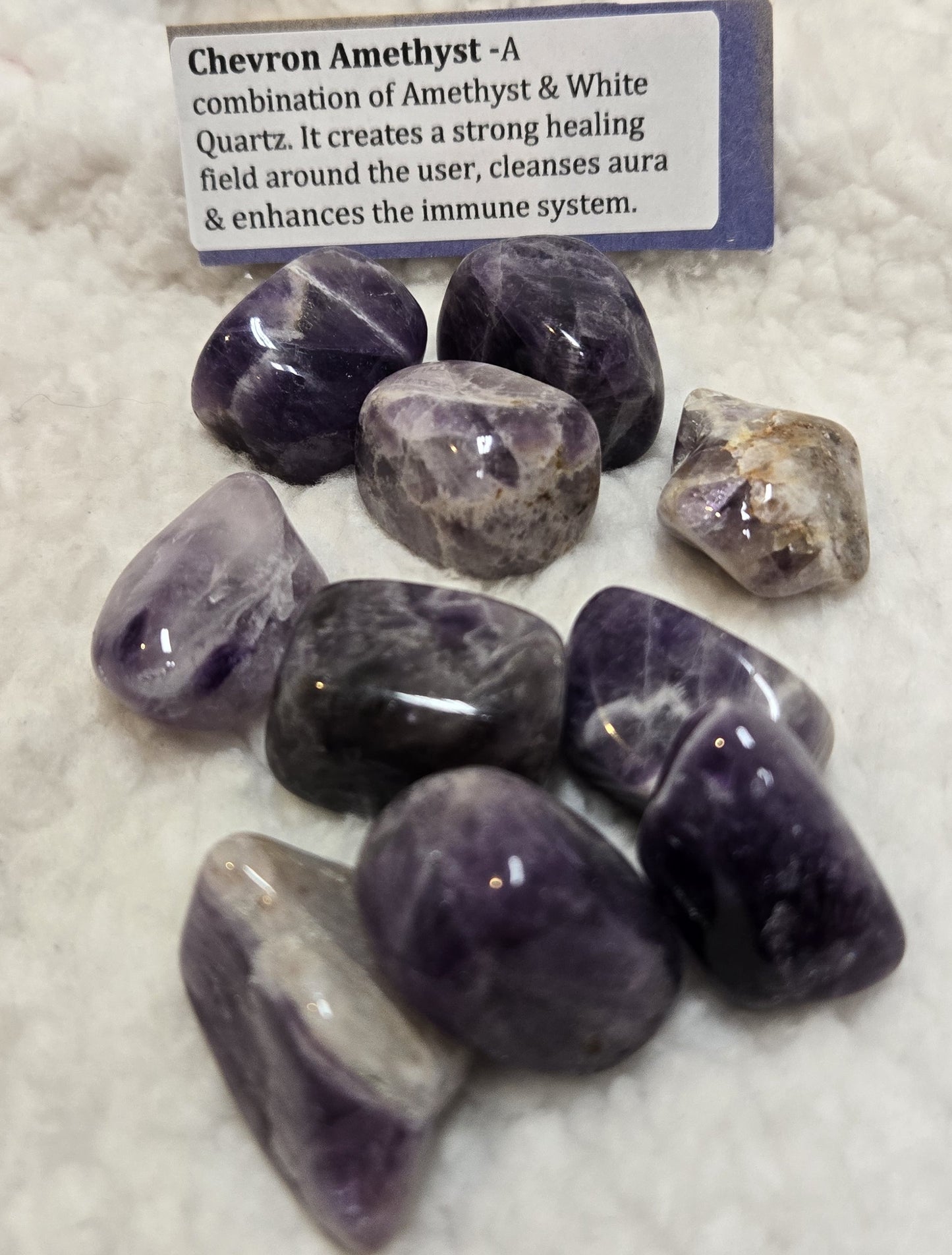 Chevron Amthyst Stone