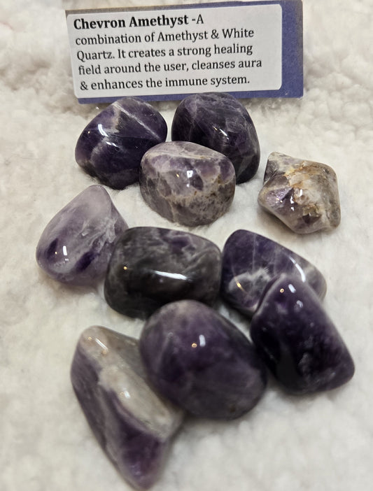 Chevron Amthyst Stone