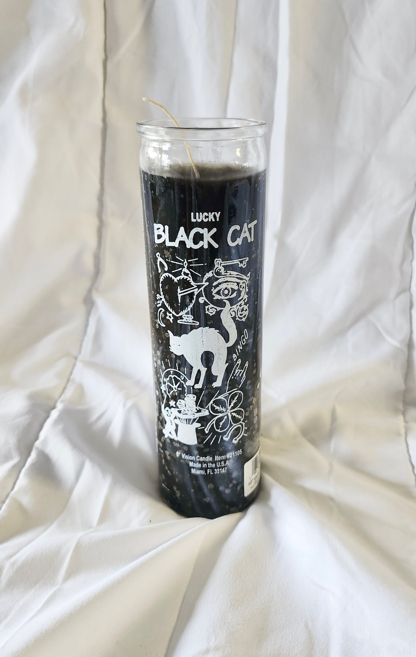 Black Cat Candle