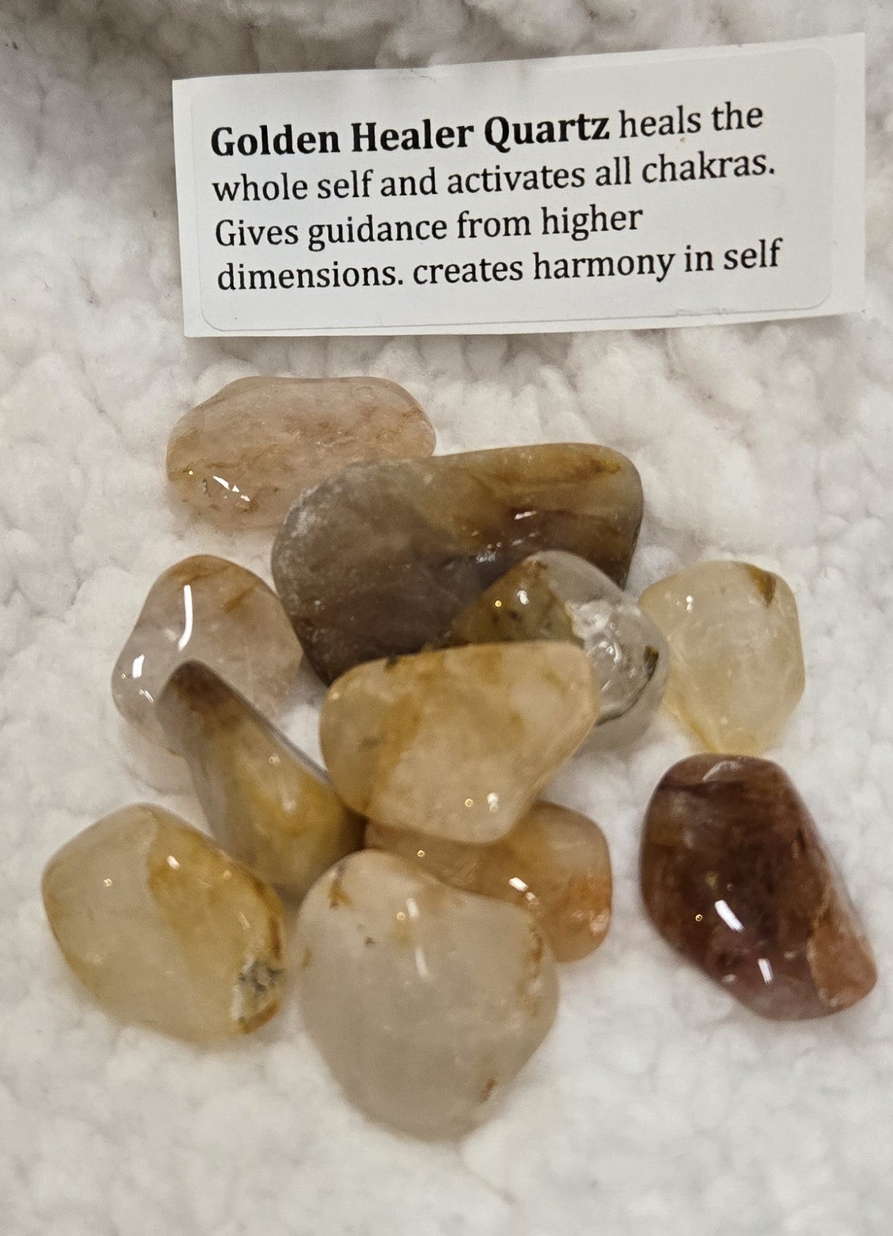 Golden Healer Quartz Stone