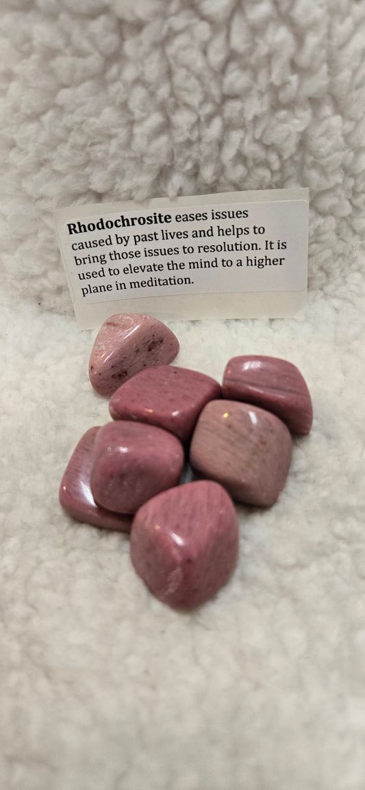 Rhodochrosite Tumbled Stone