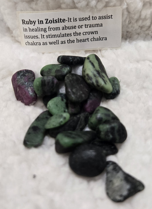 Ruby in Zoisite Stone