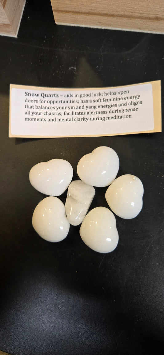 Snow Quartz Tumbled Stone