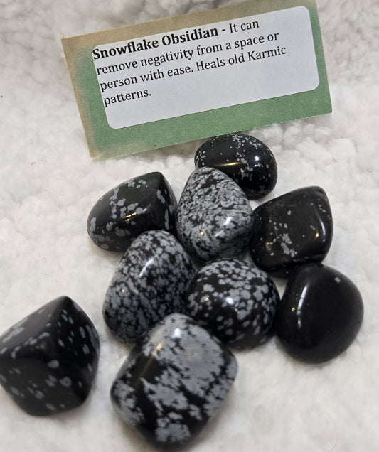 Snowflake Obsidian Stone