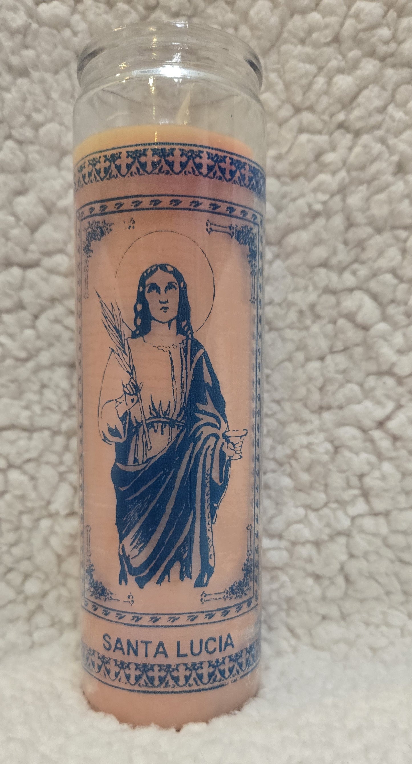 Saint Lucy - Pink Candle