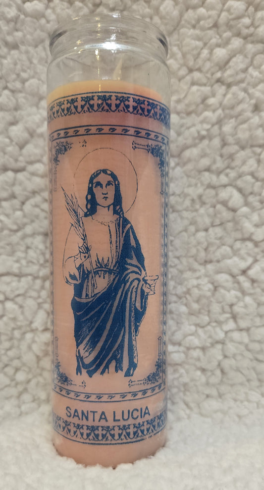 Saint Lucy - Pink Candle