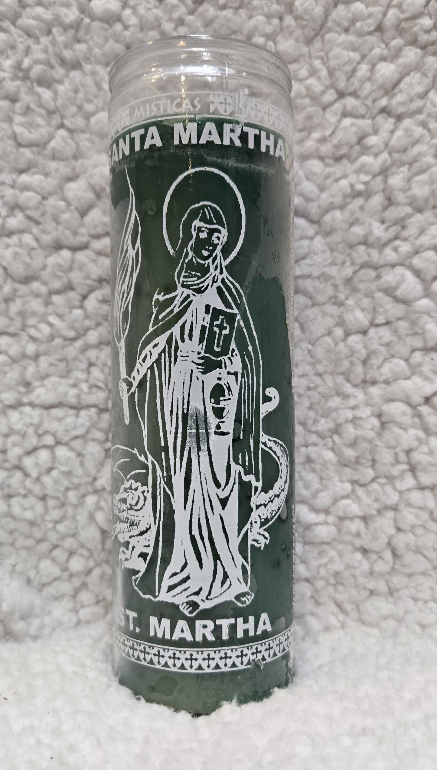 Saint Martha - Green Candle