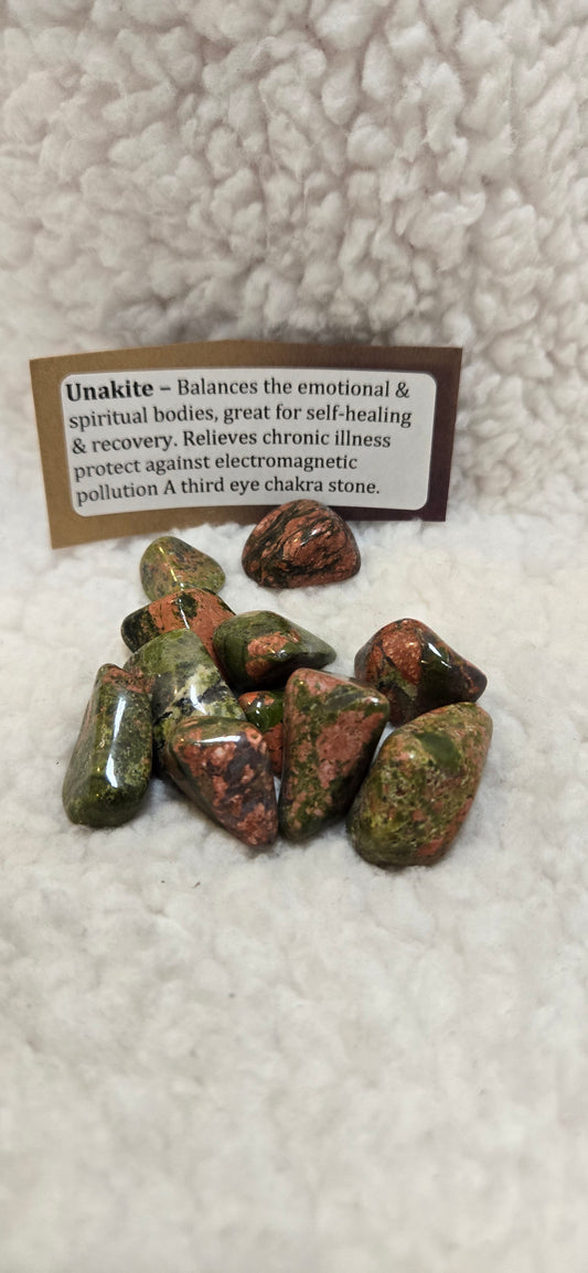Unakite Tumbled Stone